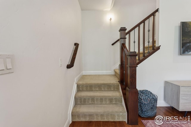 1944 Arapahoe Ave Unit A, Boulder, CO 80302 - stairs with wood finished floors and baseboards