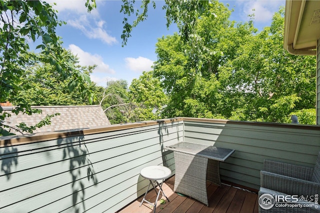1944 Arapahoe Ave Unit A, Boulder, CO 80302 - view of wooden deck