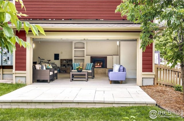 1944 Arapahoe Ave Unit A, Boulder, CO 80302 - garage with a lit fireplace