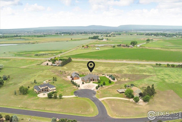 37021 Kingfisher Ct, Severance, CO 80550 - aerial view of property's location with rural landscape