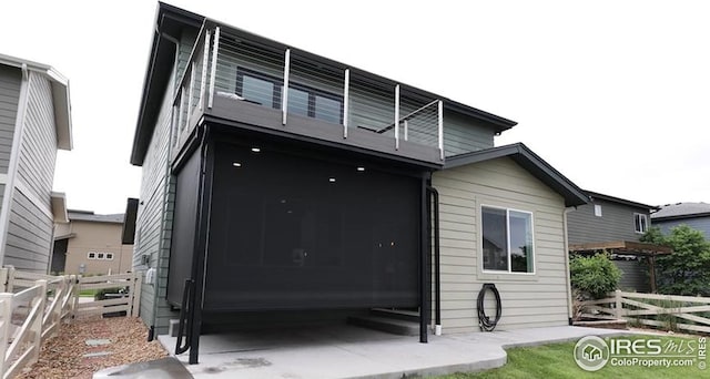 415 Stout St, Fort Collins, CO 80524 - back of property with a balcony