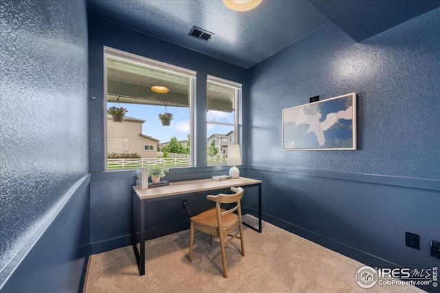 415 Stout St, Fort Collins, CO 80524 - office featuring a textured wall and carpet floors