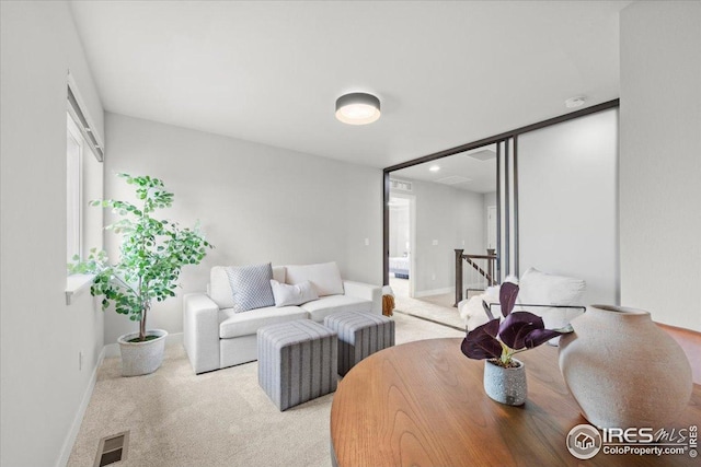 415 Stout St, Fort Collins, CO 80524 - carpeted living room with baseboards