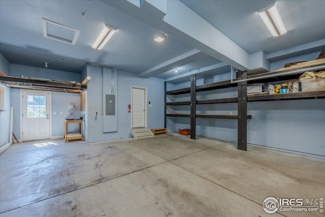 415 Stout St, Fort Collins, CO 80524 - garage featuring electric panel