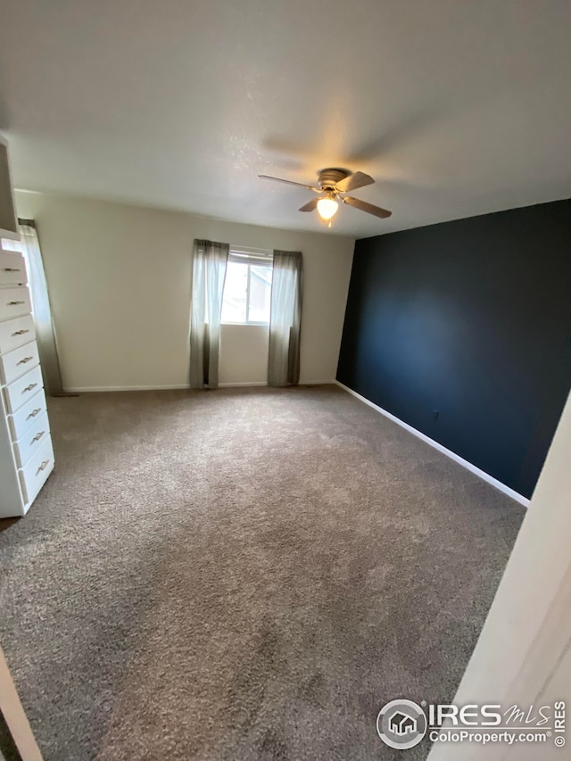 723 2nd St, Windsor, CO 80550 - unfurnished room with a ceiling fan and carpet floors