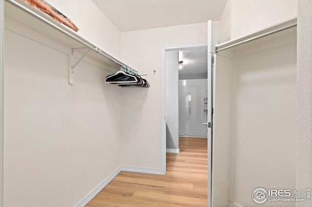 14300 Waterside Ln Unit E3, Broomfield, CO 80023 - walk in closet with light wood finished floors