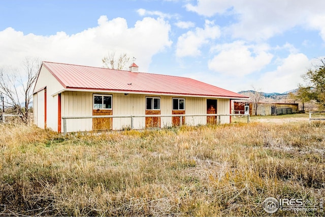 view of rear view of property