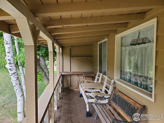 32246 Poudre Canyon Hwy, Bellvue, CO 80512 - view of patio