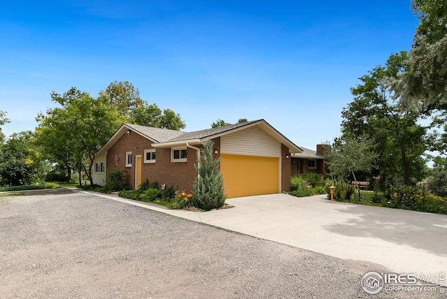 ranch-style house with a garage