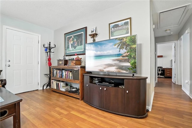 125 Enterprise St, Brunswick, GA 31525 - interior space featuring light wood-type flooring and a textured ceiling