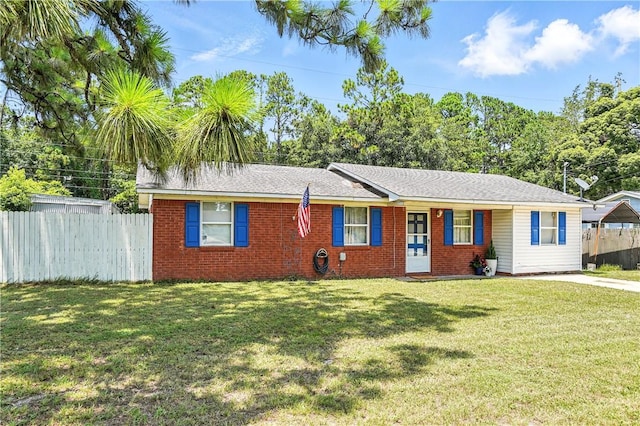 125 Enterprise St, Brunswick, GA 31525 - single story home with a detached carport and brick siding