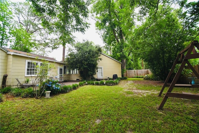 2108 Darling Ave, Waycross, GA 31501 - view of yard featuring a patio