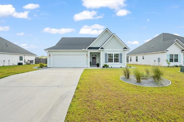139 Allie Loop, Brunswick, GA 31525 - view of front facade with an attached garage, concrete driveway, and a front yard