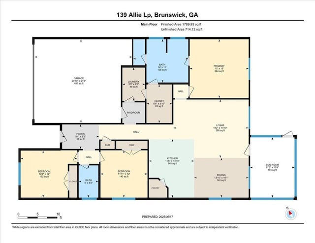 139 Allie Loop, Brunswick, GA 31525 - view of home floor plan