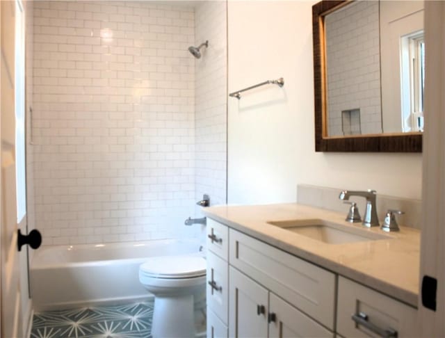 247 Circle Dr, Saint Simons Island, GA 31522 - full bath with bathing tub / shower combination, toilet, and vanity