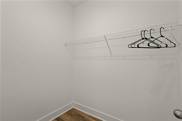 1317 Kyles Loop NE, Townsend, GA 31331 - walk in closet with dark wood-style floors
