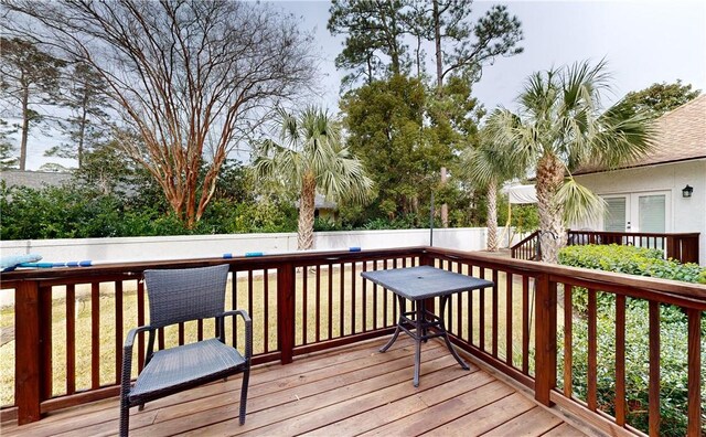 view of deck