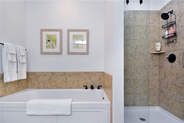 1902 Mariners Cir, Saint Simons Island, GA 31522 - full bathroom featuring a shower stall and a bath