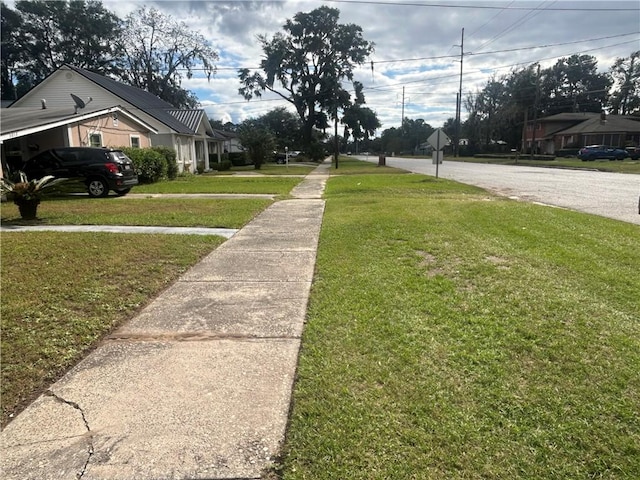 view of road