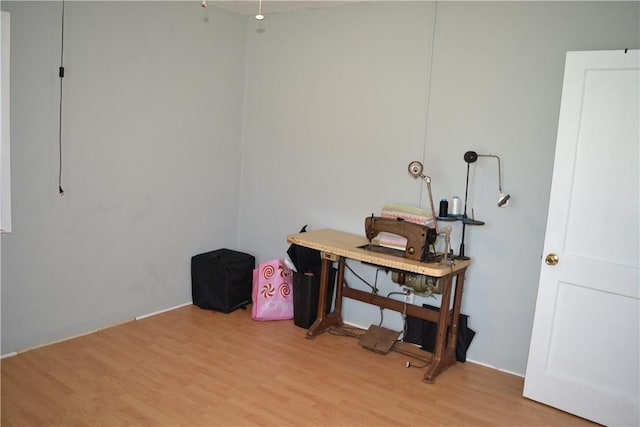 1308 Dean Dr, Waycross, GA 31501 - home office with light wood-type flooring