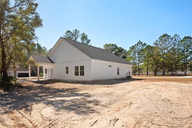 view of back of property