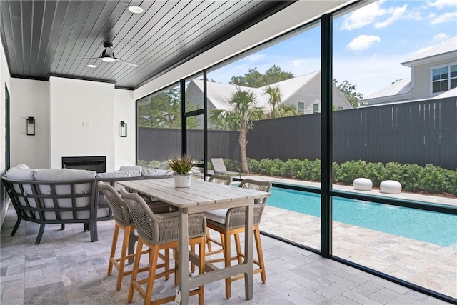 616 Neptune Way, Saint Simons Island, GA 31522 - view of sunroom / solarium