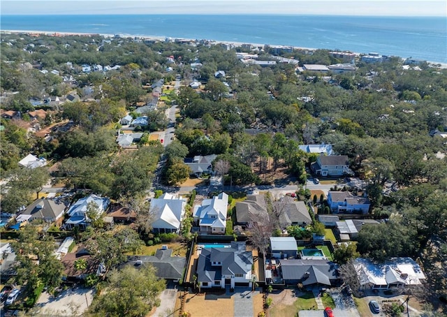 616 Neptune Way, Saint Simons Island, GA 31522 - aerial view of property's location featuring nearby suburban area and a nearby body of water