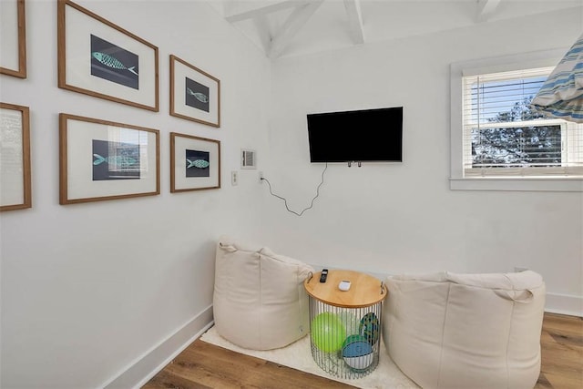 interior space featuring hardwood / wood-style flooring