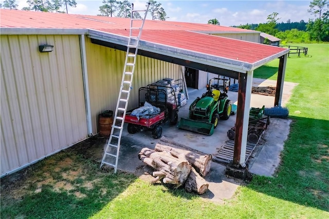 2204 Gibbs St, Waycross, GA 31503 - view of vehicle parking featuring an attached carport