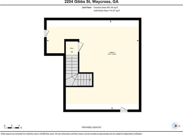2204 Gibbs St, Waycross, GA 31503 - view of floor plan / room layout