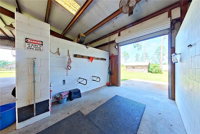 2204 Gibbs St, Waycross, GA 31503 - garage featuring concrete block wall
