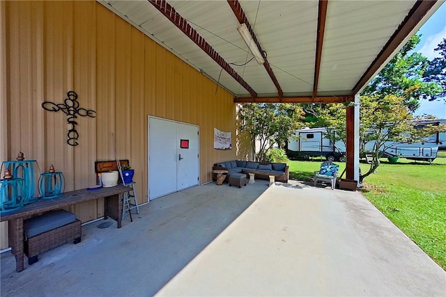 2204 Gibbs St, Waycross, GA 31503 - view of patio with an outdoor living space