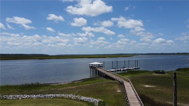 2115 Marshview Dr, Shellman Bluff, GA 31331 - dock with a water view