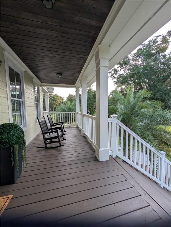 2115 Marshview Dr, Shellman Bluff, GA 31331 - view of wooden porch