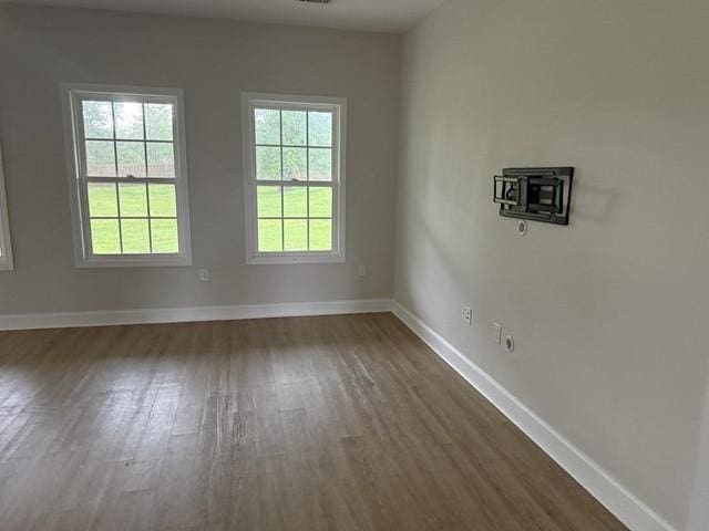 70 Harmonees Way, Ludowici, GA 31316 - unfurnished room with plenty of natural light and dark wood finished floors