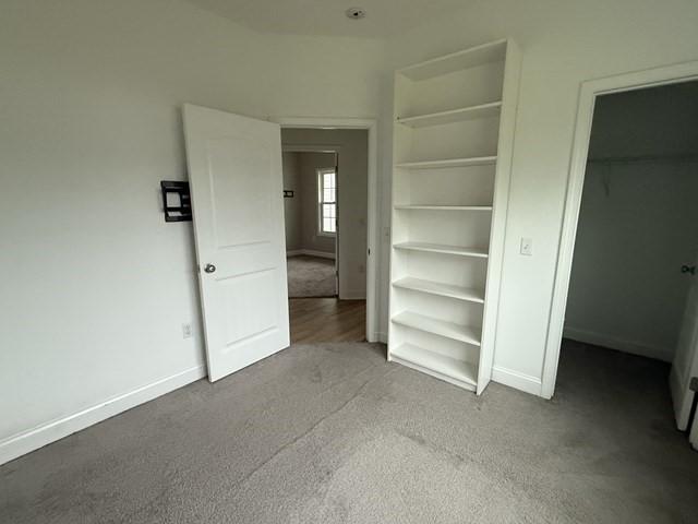 70 Harmonees Way, Ludowici, GA 31316 - unfurnished bedroom featuring carpet floors, a walk in closet, and a closet