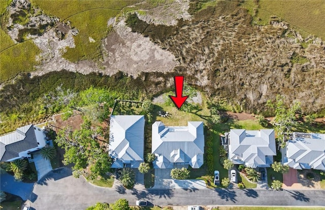 164 Sunrise Dr, Saint Simons Island, GA 31522 - drone / aerial view with a residential view