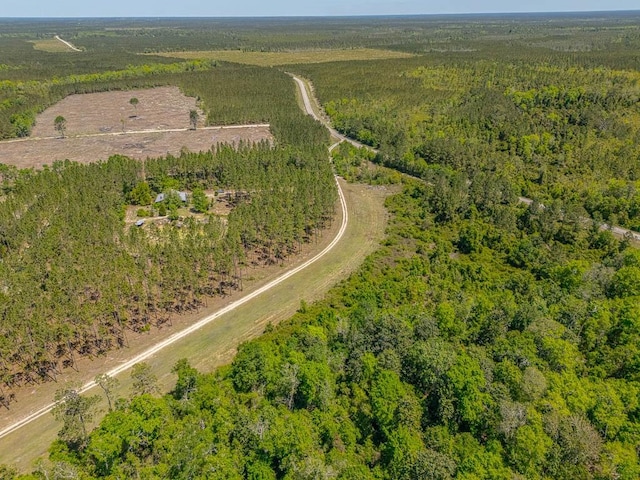 aerial view with a view of trees