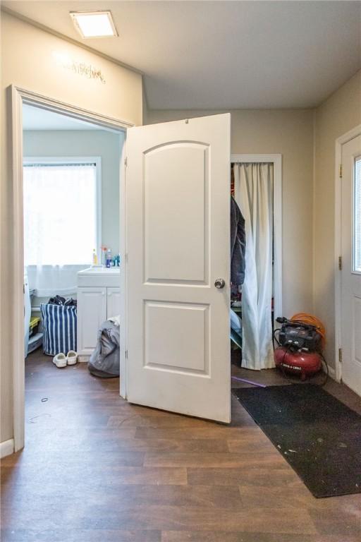 1002 Cherokee Cir, Waycross, GA 31501 - corridor with wood finished floors
