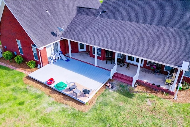 drone / aerial view