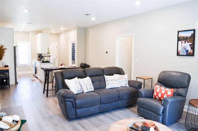 613 Beville St, Waycross, GA 31501 - living room with light hardwood / wood-style flooring