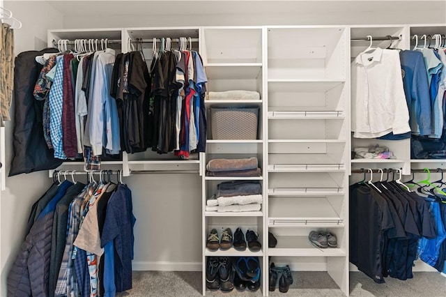 288 Chestnut Dr, Brunswick, GA 31523 - walk in closet featuring carpet