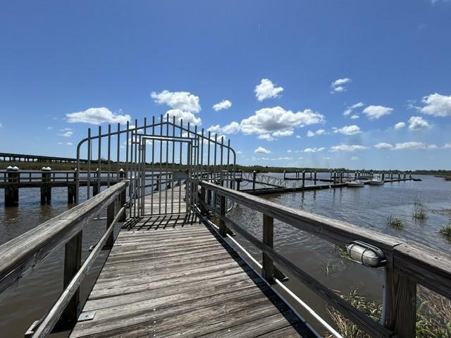91 Screven St, Darien, GA 31305 - dock featuring a water view