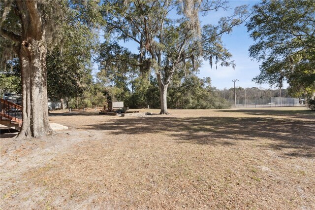 208 Bishop Cir, Saint Marys, GA 31558 - view of yard featuring fence