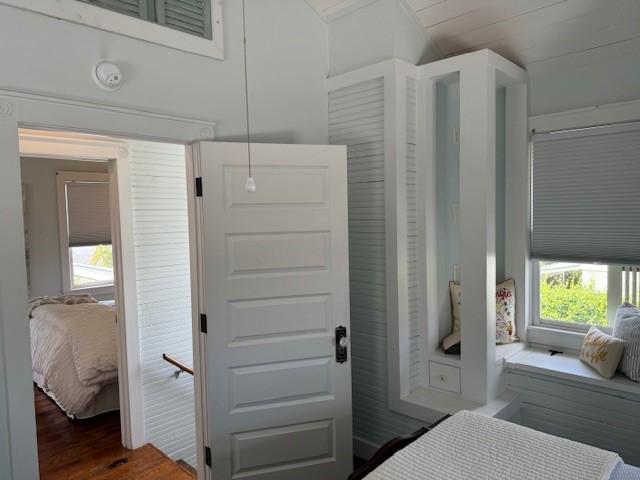 interior space featuring hardwood / wood-style floors