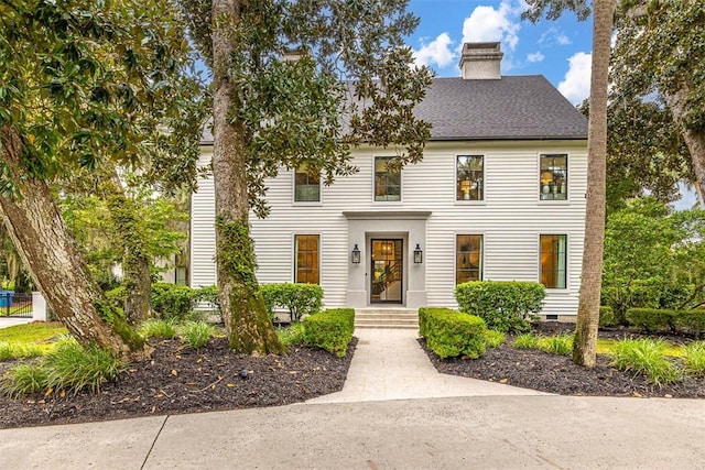 view of colonial inspired home