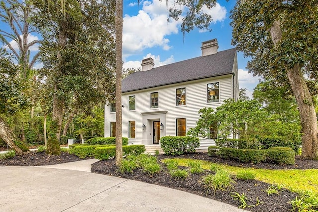 view of colonial inspired home