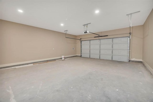 94 Silver Bluff Dr, Brunswick, GA 31523 - garage with a garage door opener and recessed lighting