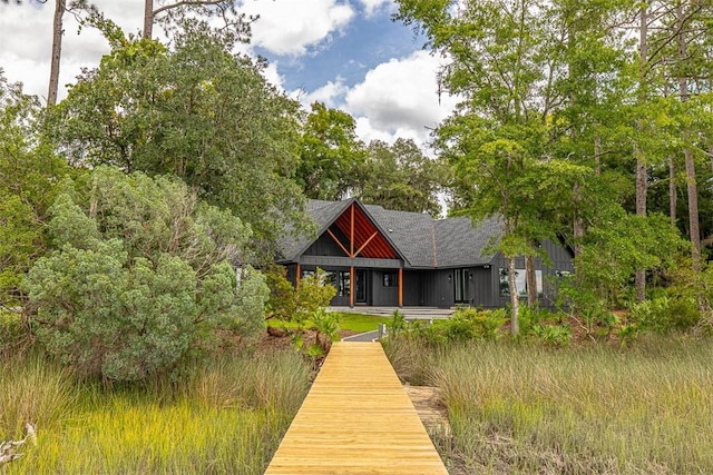 view of back of property