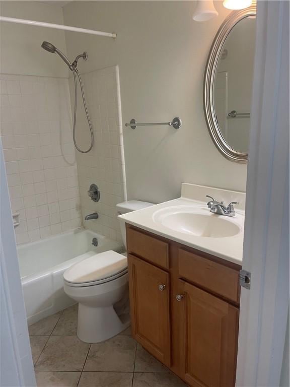 800 Mallery St Unit C-30, Saint Simons Island, GA 31522 - full bathroom featuring tile patterned flooring, vanity, shower / washtub combination, and toilet